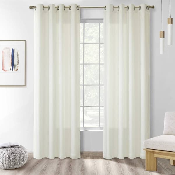Thermavoile(tm) Grommet Curtain Panel - 104 Width - image 