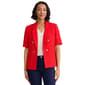 Petites Jones New York Short Sleeve Faux Double Button Jacket - image 1