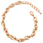 Design Collection 7.5in. Polished-Rope Link Two Tone Bracelet - image 1