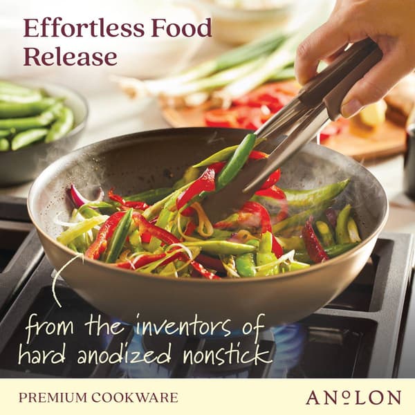 Anolon&#174; Ascend Hard Anodized Nonstick Stir Fry Pan - 10-Inch