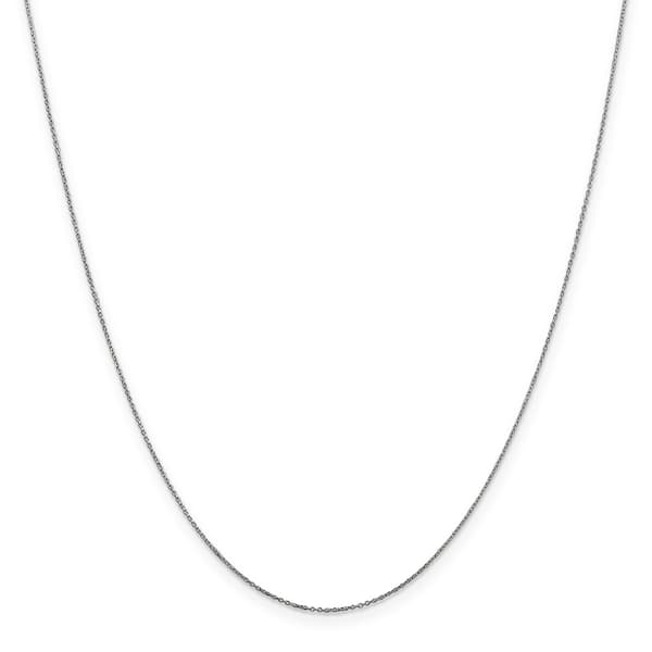 Gold Classics(tm) 10kt. 0.6mm 14in Diamond Cut Cable Necklace - image 