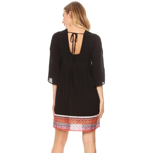 Womens White Mark Gabrielle Embroidered Shift Dress