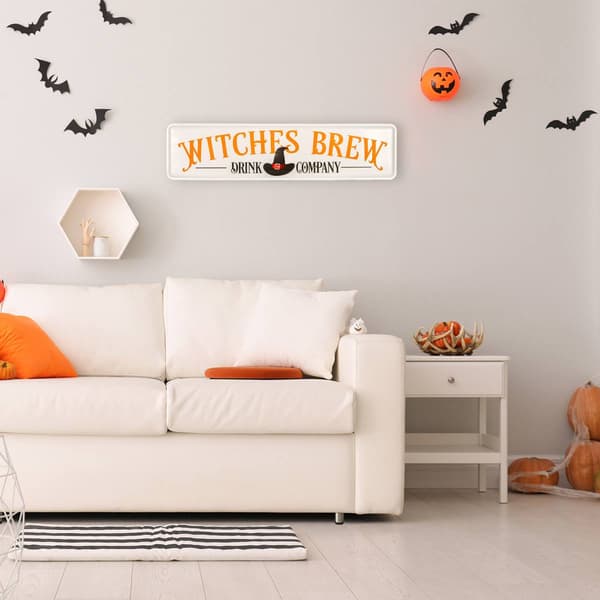 National Tree 31in. Halloween Witches Brew Metal Wall Sign