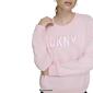 Womens DKNY Sport Satin Applique Logo Pullover Sweatshirt - image 3