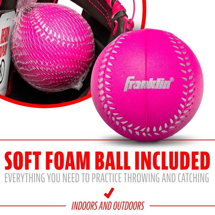 Franklin® 9.5in. RTP Teeball Glove & Ball Combo - Left Hand