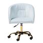 Baxton Studio Ravenna Glam & Luxe Velvet Swivel Office Chair - image 3