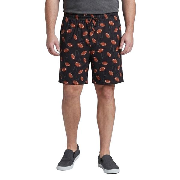 Mens Big & Tall Preswick & Moore(R) Football Pajama Shorts - image 