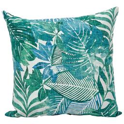 Jordan Manufacturing Leaves Pillow - Blue/Green