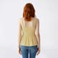 Juniors Derek Heart Daisy Lace Bodice Tank Top with Bra Cups - image 3