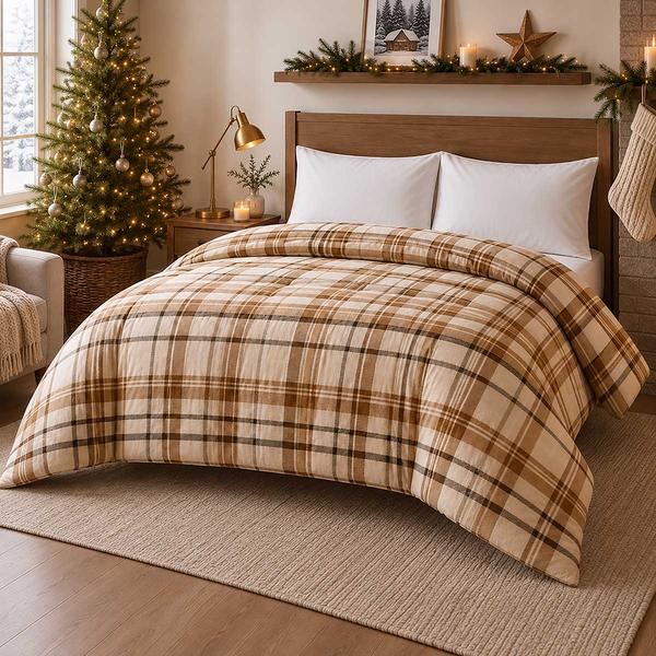 Cedar Plaid Down Alternative Comforter - image 