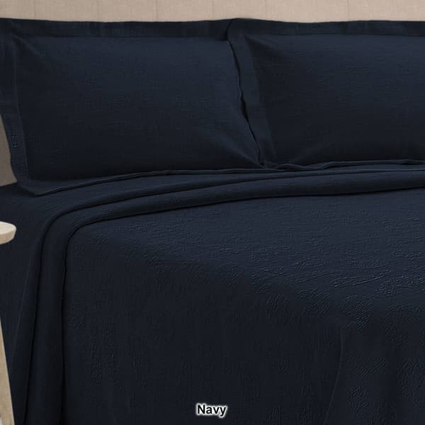 Superior Jacquard Matelassé Paisley Cotton Bedspread Set