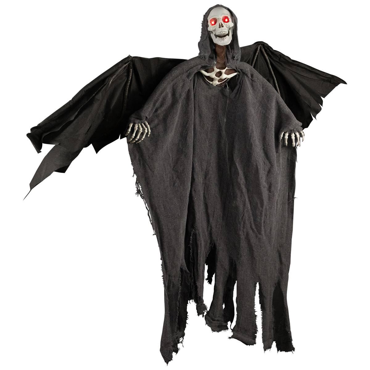 Open Video Modal for Northlight Seasonal 50in. Lighted & Animated Winged Grim Reaper