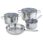 BergHOFF Helix 7pc. Stainless Steel Cookware Set w/ Glass Lid - image 1