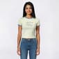 Juniors No Comment Contrast Rib Trim Sea La Vie Baby Tee - image 1