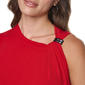 Womens DKNY Sleeveless Solid Asymmetrical Neck Blouse - image 4
