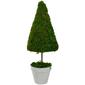 Northlight Seasonal Artificial Reindeer Moss Potted Topiary Tree - image 1