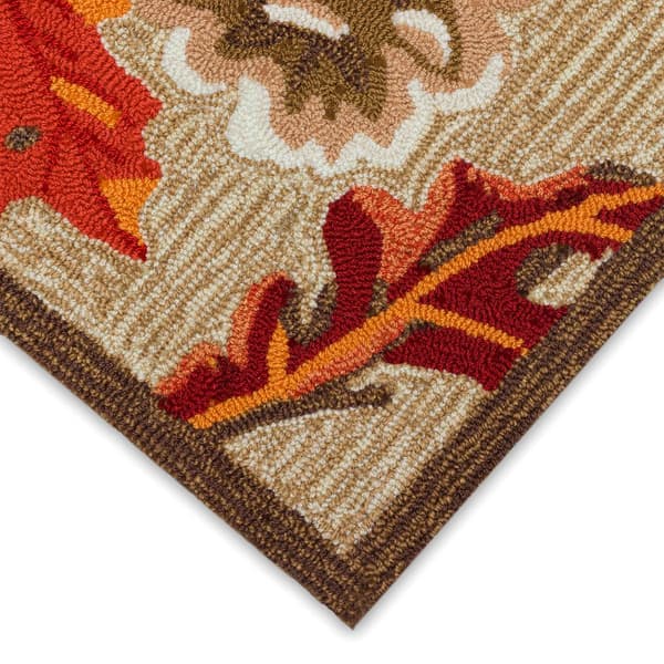 Liora Manne Ravella Falling Leaves Rectangular Area Rug