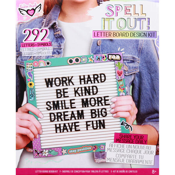 Fashion Angels Spell it Out! Letterboard Design Kit - image 
