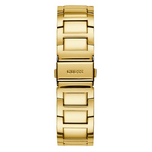 Womens Guess Gold-Tone Crystal Accented Watch - U1156L2