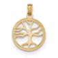 Gold Classics(tm) 14kt. Small Tree of Life Round Pendant - image 1