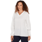 Womens Emaline Golden Nautica Long Sleeve V Neck Leopard Blouse - image 3