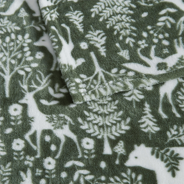 Martha Stewart Nordic Forest Throw Blanket