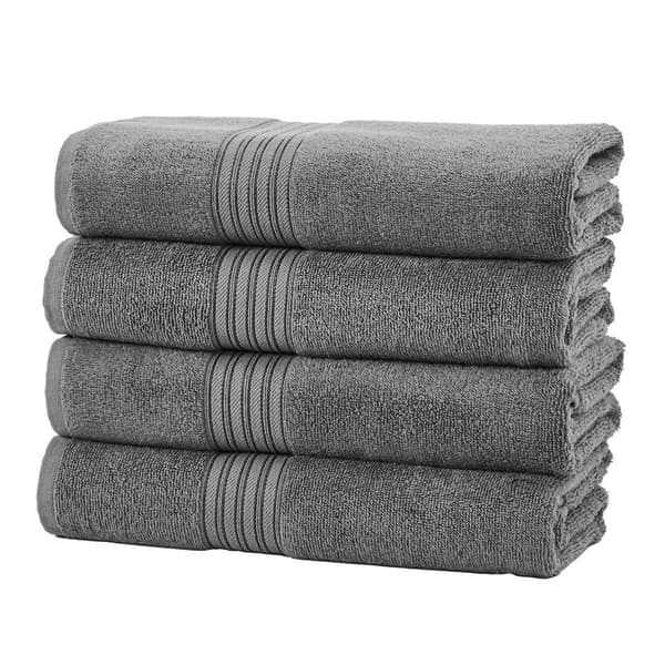 FreshFolds Cooper 4pc. Soft Cotton Classic Bath Towel Set - image 