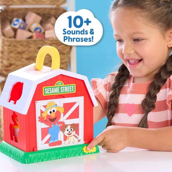 Sesame Street® Elmo''s Learn & Sort Barn