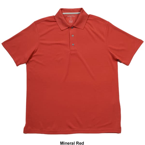 Mens Cross &amp; Winsor Rice Stitch Polo