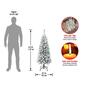 National Tree 4.5ft Acacia Pencil Slim Flocked Tree - image 4