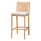 bali & pari Sofia Bohemian Natural Rattan Bar Stool - image 1