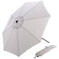 Allen + Roth 9ft. Market Umbrella - Grey - image 1