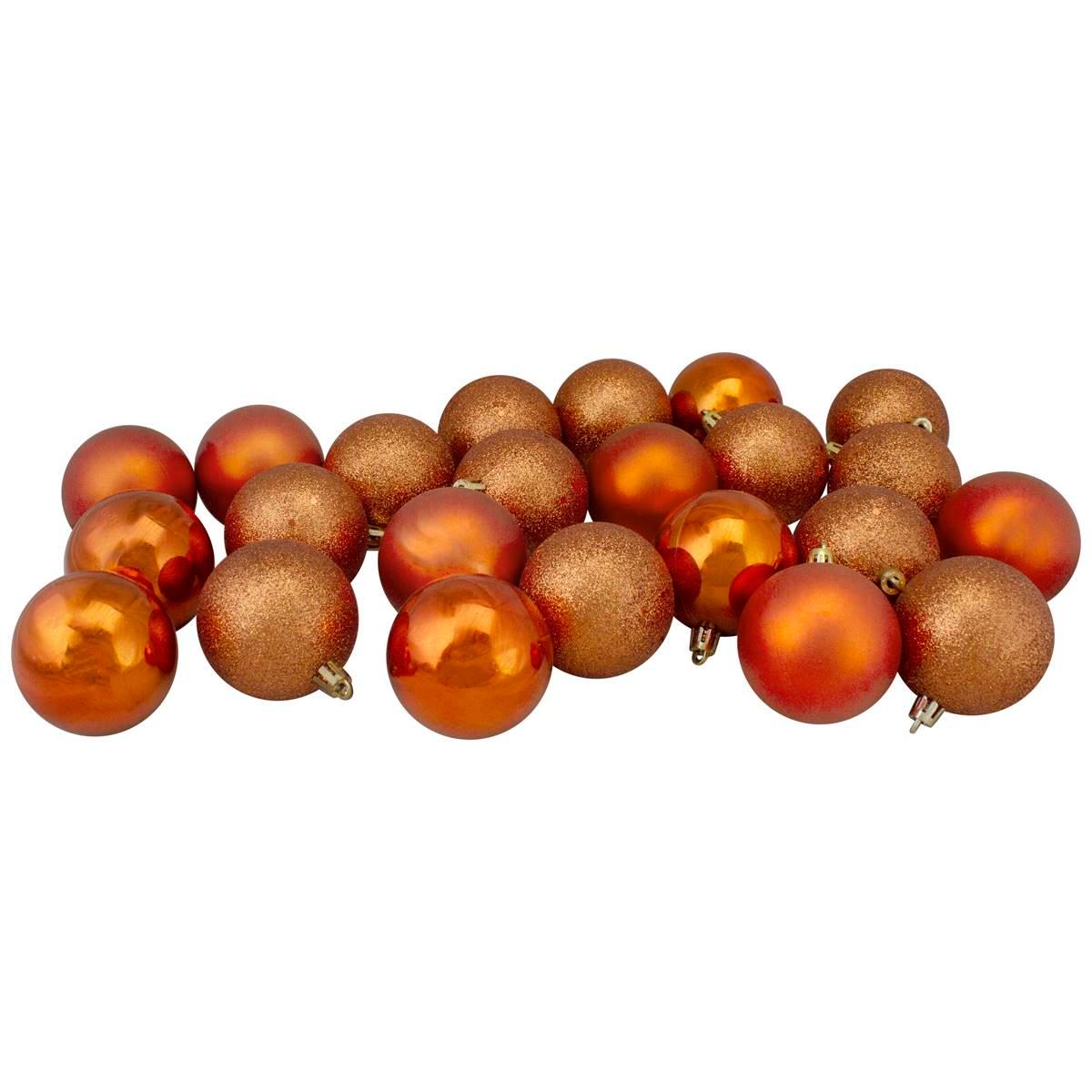 Northlight Seasonal 24ct. 60mm Orange Christmas Ball...