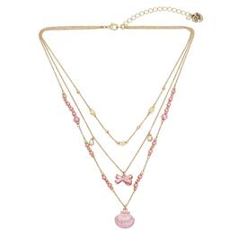 Betsey Johnson Shell Layered Necklace