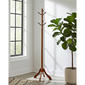 Casual Contemporary Living Solid Acacia Hall Tree Coat Rack - image 8