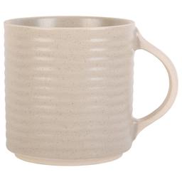 Home Essentials 18oz. Matte Grey with Lnes Mug