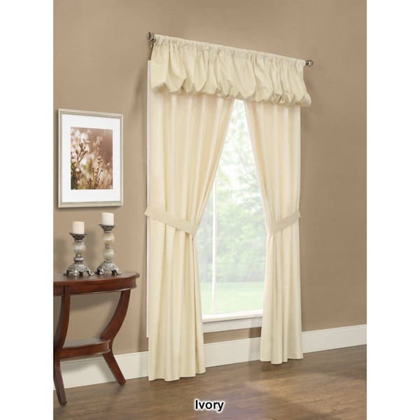 Thermalogic™ 5pc. Prescott Rod Pocket Curtain Set
