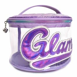 OMG Accessories Glam Clear Train Travel Pouch