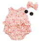 Baby Girl (NB-9M) Floral Threads(R) Checkered Sunsuit w/ Sunglass - image 1