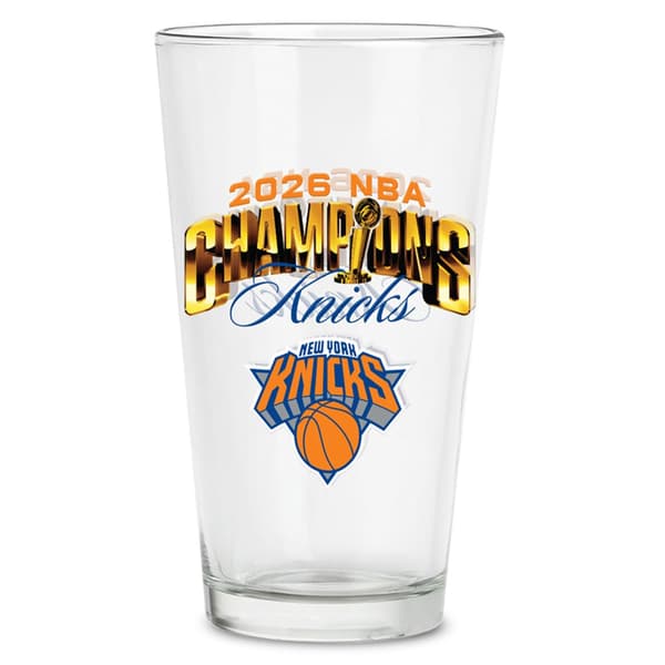Knicks NBA Champs 16oz. Pint Glass - image 