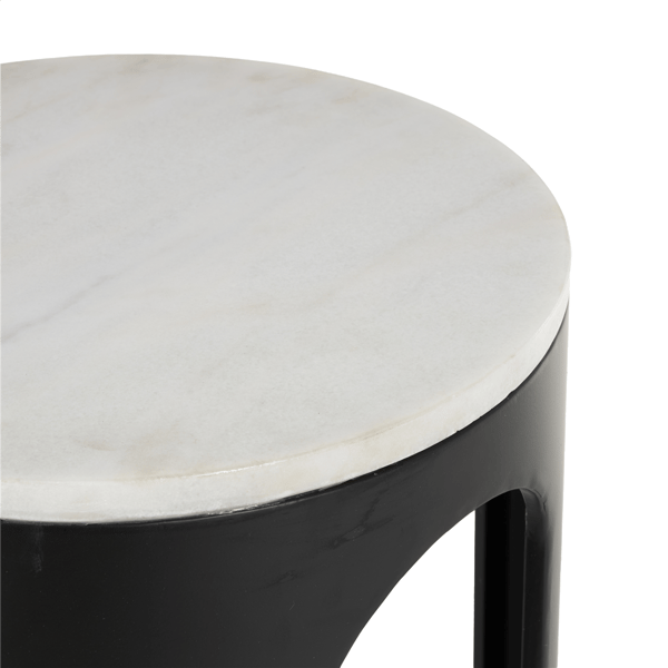 9th & Pike® Modern Black Metal Accent Table