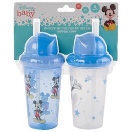 Disney Baby 2pk. Mickey Pop-Up Straw Sipper Cups