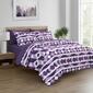 Spirit Linen Home&#8482; 8pc Bed-in-a-Bag Purple Geo Circles Comforter - image 2