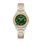 Womens DKNY Crystal Bezel Two-Tone Green Dial Watch-DK1L105M0095 - image 1