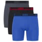 Mens Hanes Ultimate® Moves Xtemp Boxer Briefs - Black/Grey/Blue - image 4