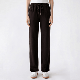 Juniors Cotton Candy Butter Ribbed Low Rise Wide Leg Pants