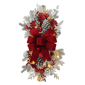 Puleo International 28in. Pre-Lit Adorned Flocked Banister Swag - image 1