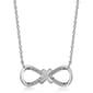 Nova Star® 1/10ctw. Lab Grown Diamond Two Tone Infinity Necklace - image 3