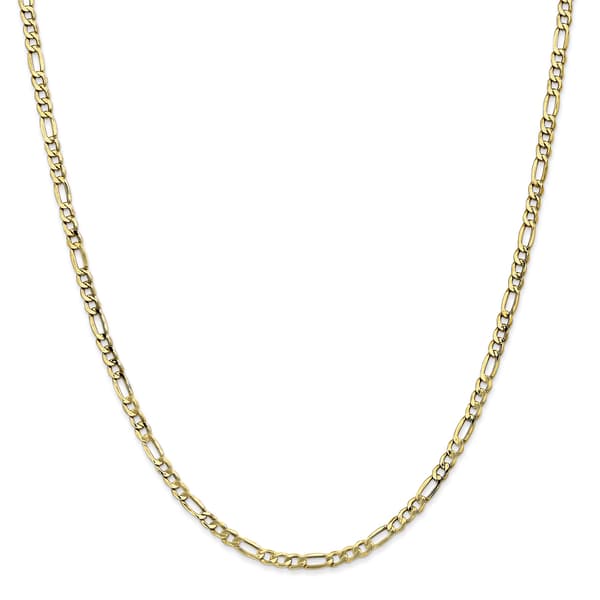 Unisex Gold Classics&#40;tm&#41; 10kt. 3.5mm 20in. Semi-Solid Figaro Chain - image 