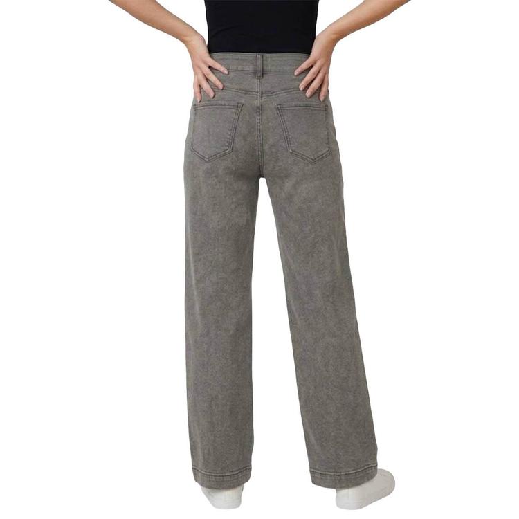 Womens Angels of Difference Pork Chop Pocket Wide Leg Jeans